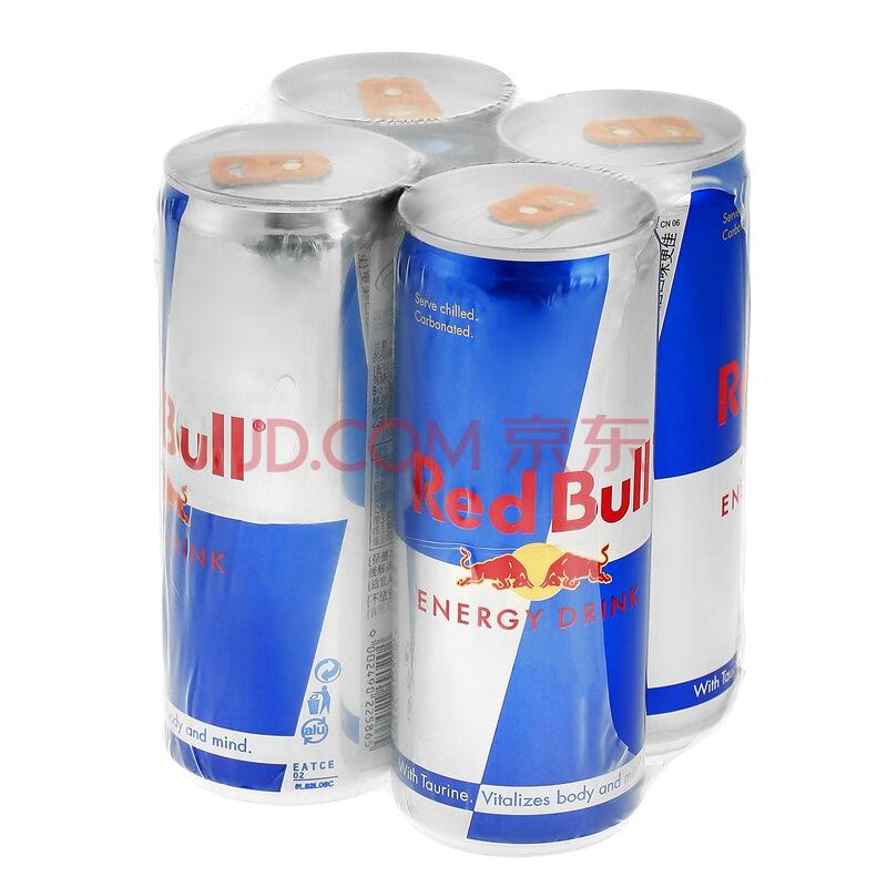 红牛（Red Bull）奥地利进口劲能饮料 250ml*4听