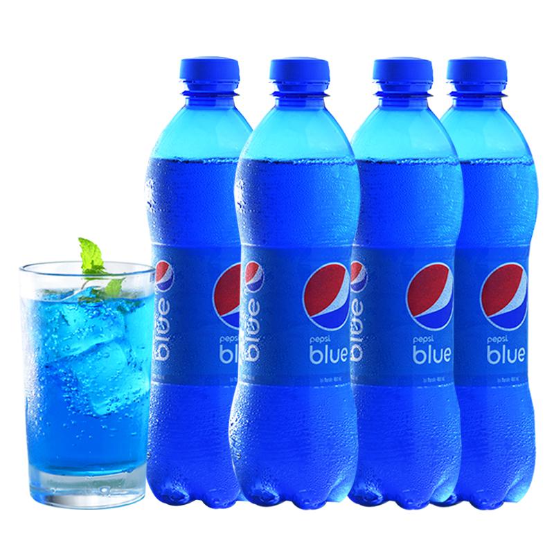 PEPSI 百事 巴厘岛限定款蓝色可乐 梅子味 450ml*5瓶