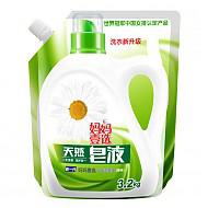 【京东超市】妈妈壹选 天然皂液（护色洗衣液)（补充装）3.2kg