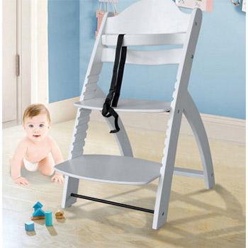 木巴 YZ137 实木可调节婴儿餐椅