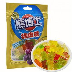 【京东超市】徐福记 熊博士 橡皮糖 软糖 综合果味 60g