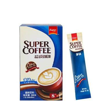 super超级咖啡 咖啡三合一速溶咖啡盒装冲饮100g*2盒