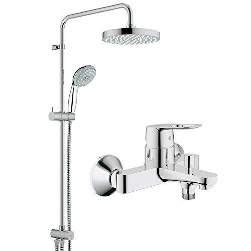 GROHE 高仪 126216 新天瀑淋浴系统 + 浴缸龙头套装