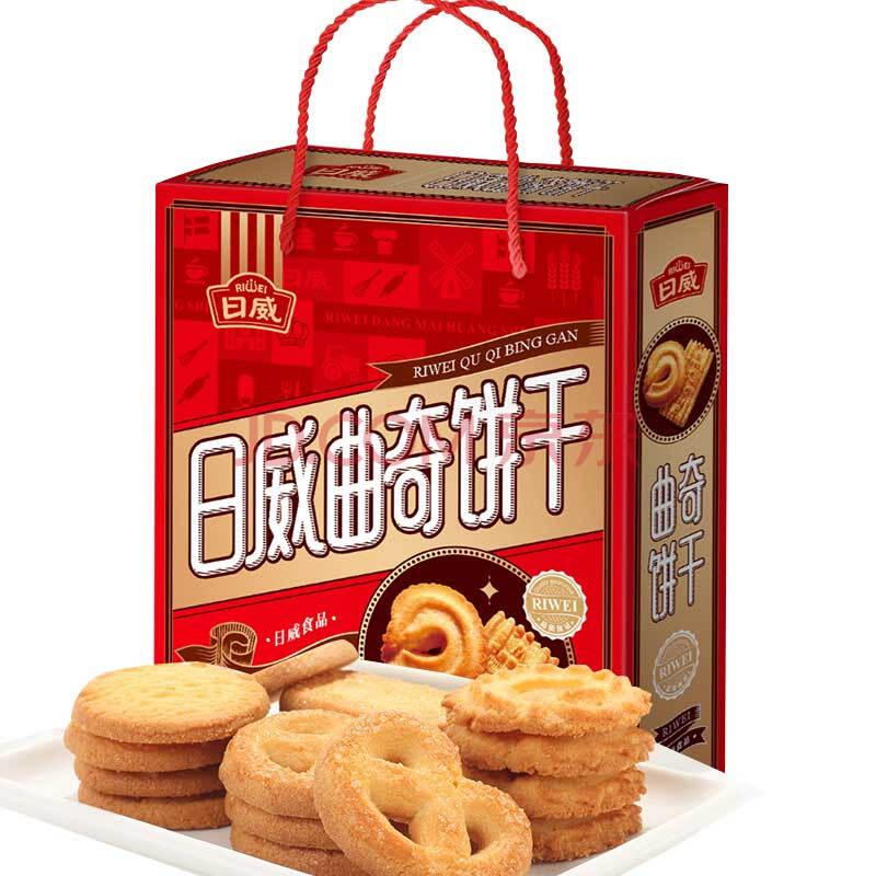 日威曲奇饼干630g折合9.9元