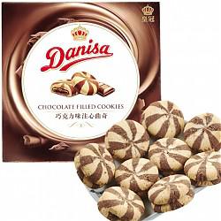 【京东超市】印度尼西亚进口 皇冠（danisa）巧克力味注心曲奇180g
