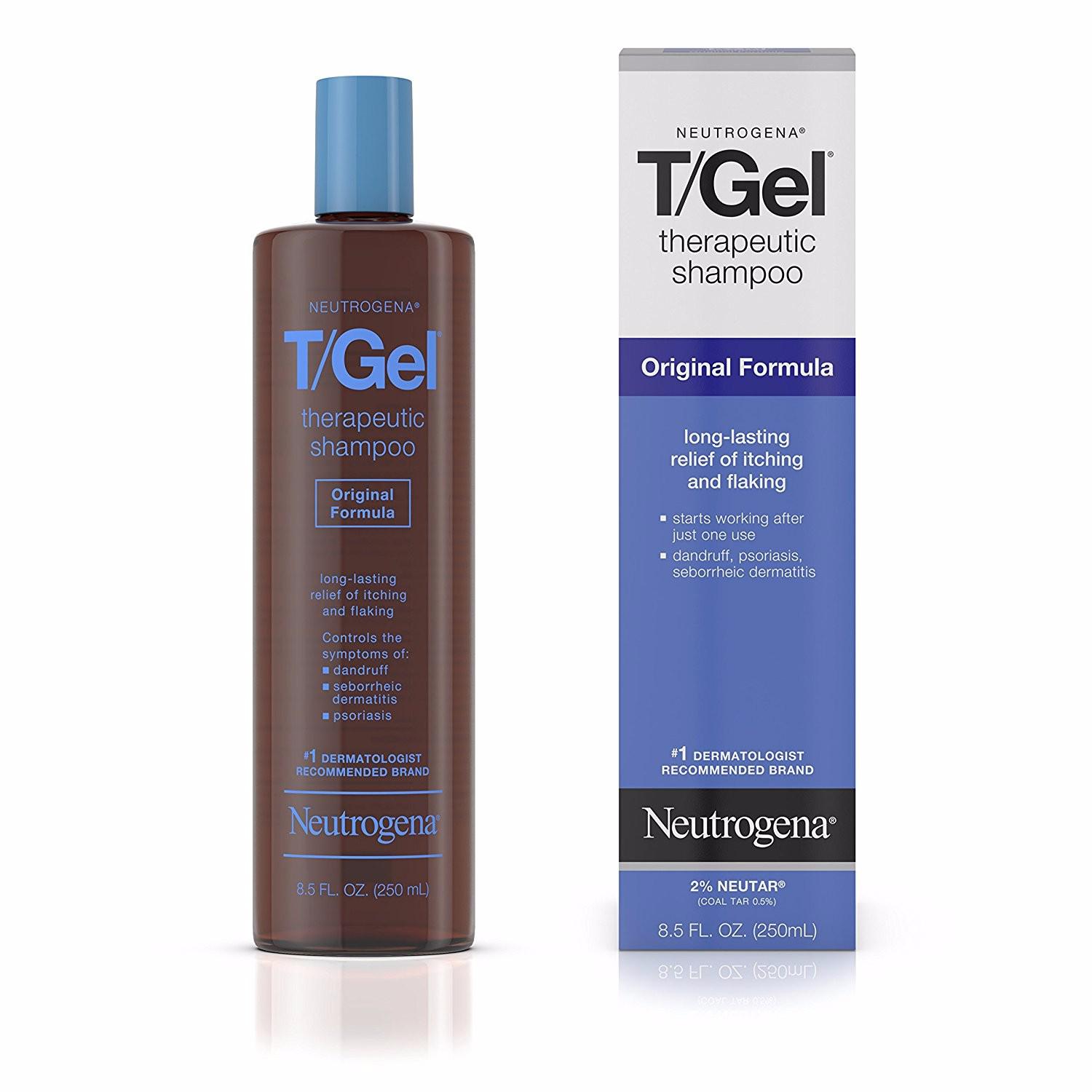 Neutrogena 露得清 T/Gel 去屑去痒配方洗发液 250ml *2瓶 *2套