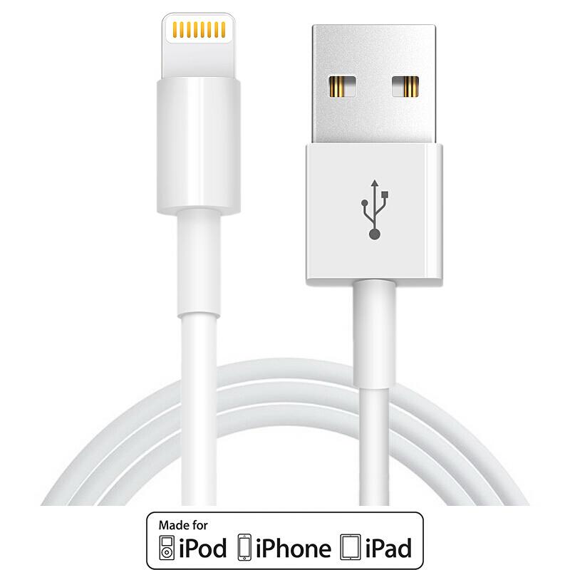 【包邮】梵帝西诺苹果/安卓/Type-c手机快充二合一USB数据线/充电线/电源线苹果专用快充线白色1.0米5.9元