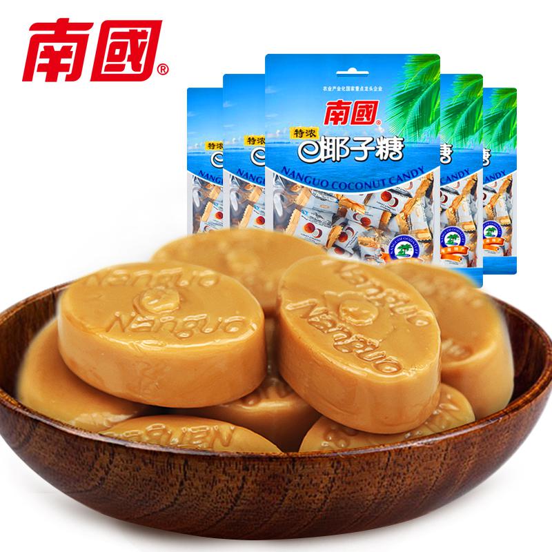 Nanguo 南国 特浓椰子糖 82gx5包 *4件64.6元（合16.15元/件）