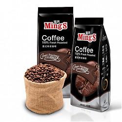 Mings铭氏 精选系列 意式特浓咖啡豆500g 意大利浓缩 进口生豆拼配39.6，参加99减50可到五折