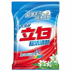【京东超市】立白 超洁清新无磷洗衣粉 4kg/袋