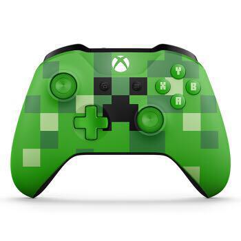 Microsoft 微软 Xbox One S 《我的世界》CREEPER限量版 无线控制器（手柄）