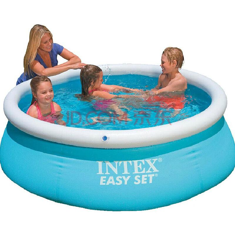 INTEX 28101蝶形婴幼儿充气游泳池大儿童水池大家庭加厚游泳池109元