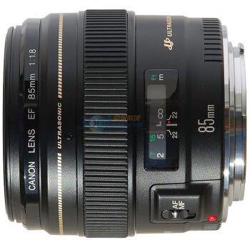 Canon 佳能 EF 85mm f/1.8 USM 远摄定焦镜头