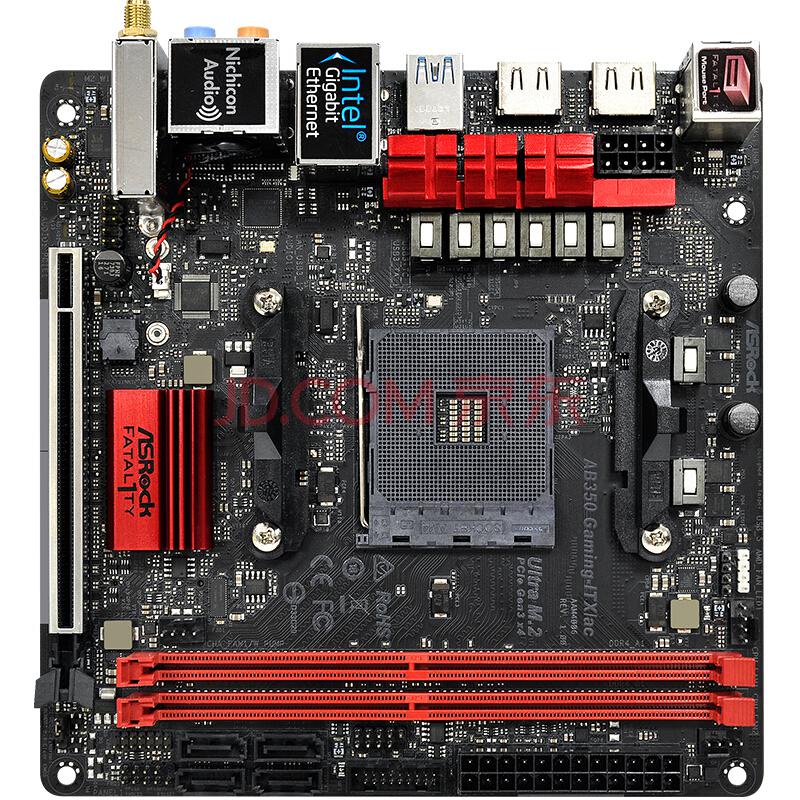 华擎（ASRock）AB350 Gaming-ITX/ac主板（AMD B350/AM4 Socket）