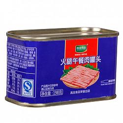 高金食品（GOLDKINN FOODS）火腿午餐肉罐头 方便速食 四川特产 198g/罐4.45元
