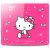 香山(Hello Kitty)KB9395 电子秤 人体称 体重秤 正版卡通授权 京东自营 卡哇伊秤面（公主粉）