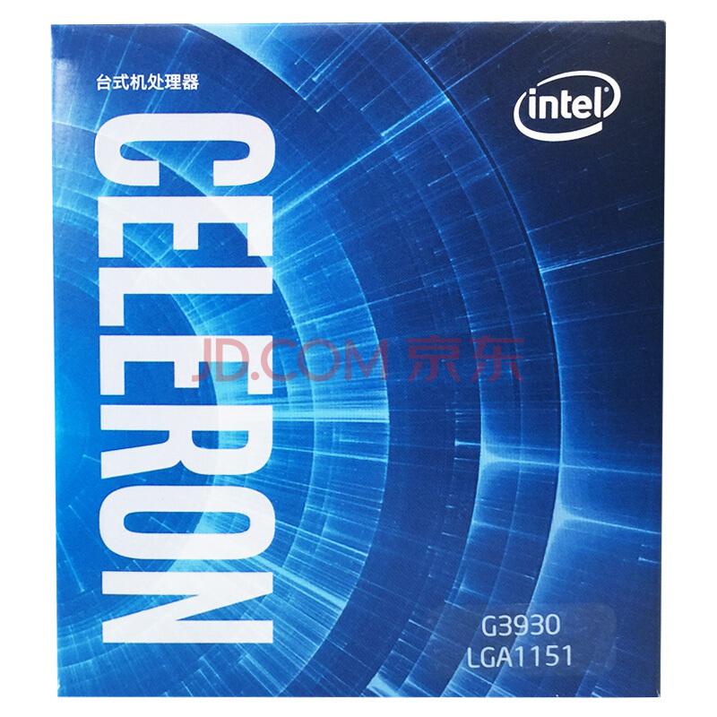 intel 英特尔 赛扬双核G3930 盒装CPU处理器