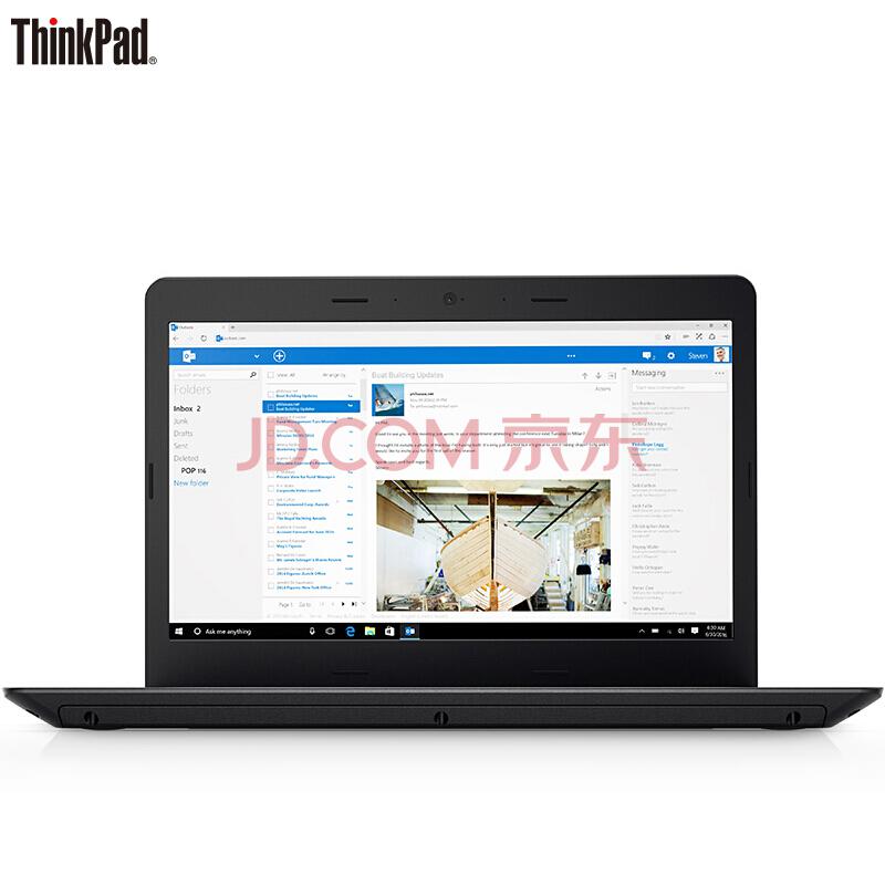 ThinkPad 联想  E470（20H1001NCD）14英寸笔记本电脑（i5-7200U、4G、500G、920MX 2G）黑色
