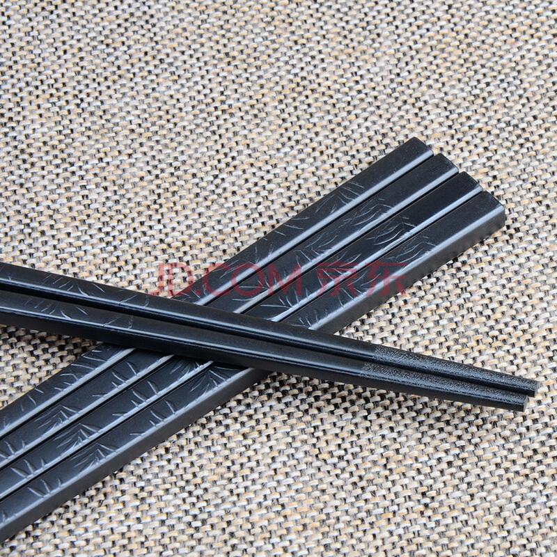 东家箸 筷子合金筷子 10双套装 竹报平安H800 *10件99元（合9.9元/件）