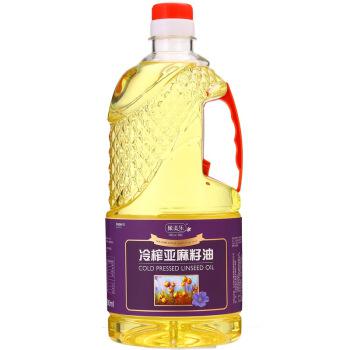 AGRIC 阿格利司 哈萨克斯坦一级低温冷榨 亚麻籽油 1.5L *2件