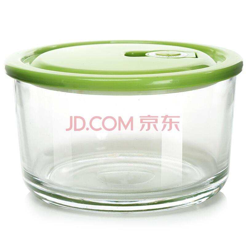 克芮思托 NC-8617玻璃圆型储藏保鲜碗便当盒饭盒1000毫升 *18件252.4元（合14.02元/件）