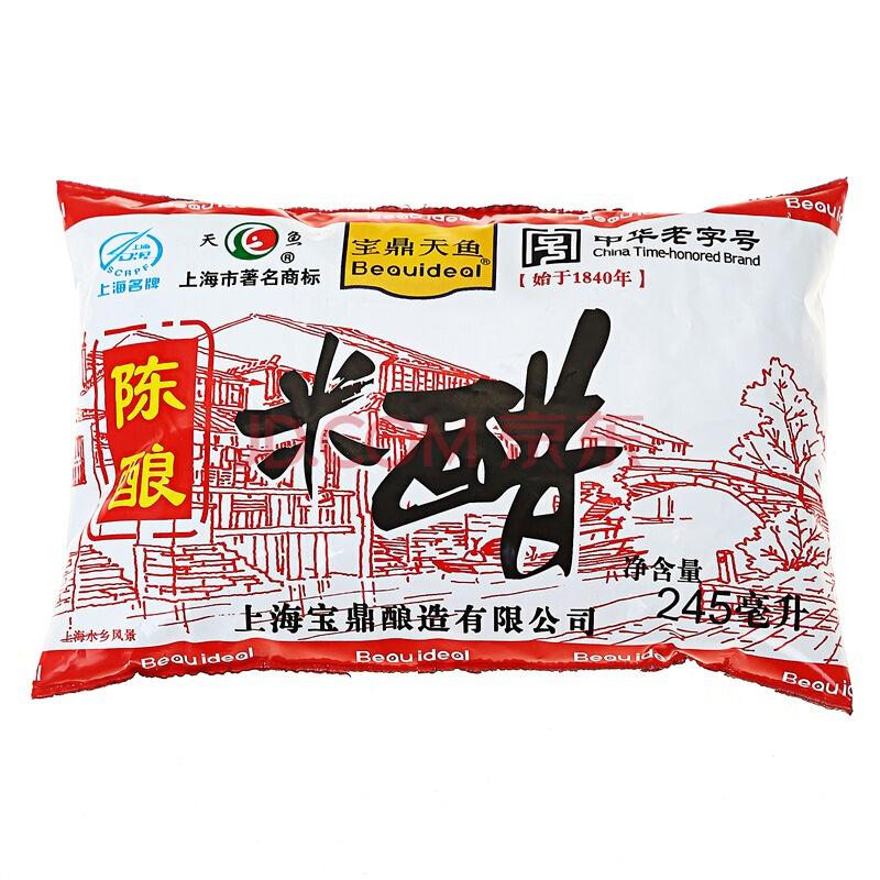 宝鼎天鱼 陈酿米醋245ml/袋1.4元