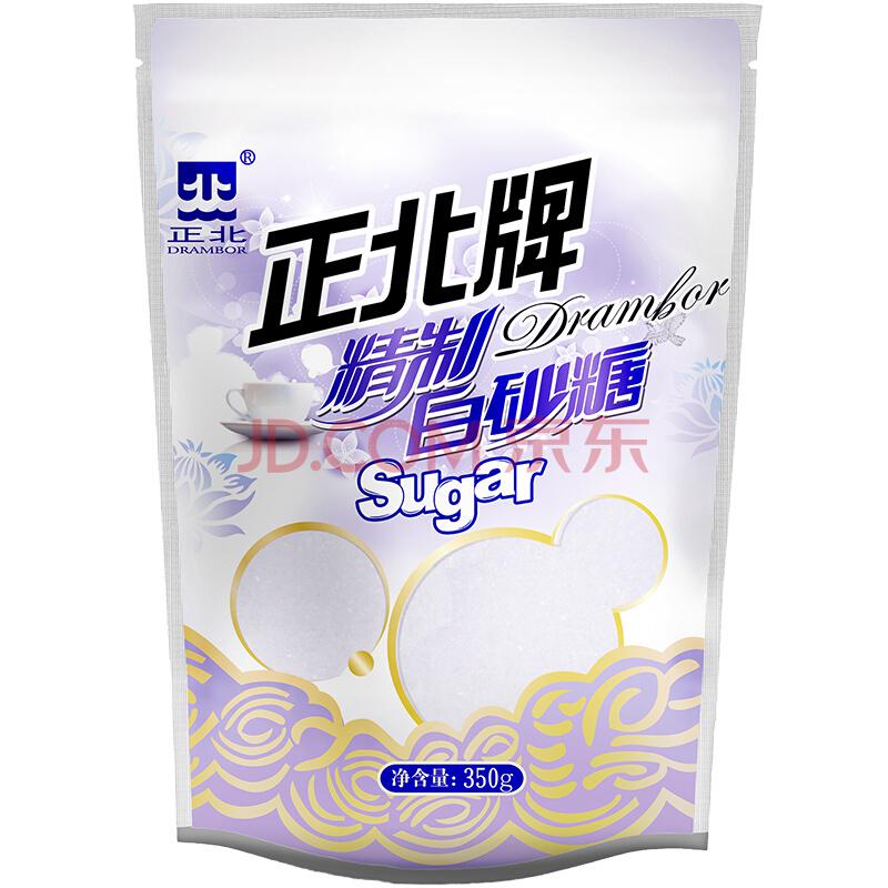 限京东plus会员：正北 精制白砂糖 拉链式自立袋包装 350g *5件17元（合3.4元/件）