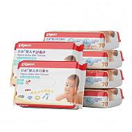 【京东超市】贝亲（Pigeon）婴儿手口湿巾 湿纸巾 70片装（6包）PL192（无酒精）