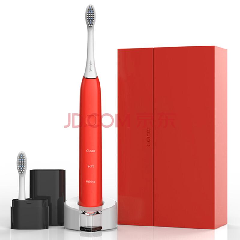 Oralshark 电动牙刷 成人充电式声波自动震动牙刷G1 定制礼盒版（赤焰红） *2件489.28元（合244.64元/件）
