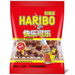 HARIBO 哈瑞宝 快乐可乐橡皮糖（可乐味）200g