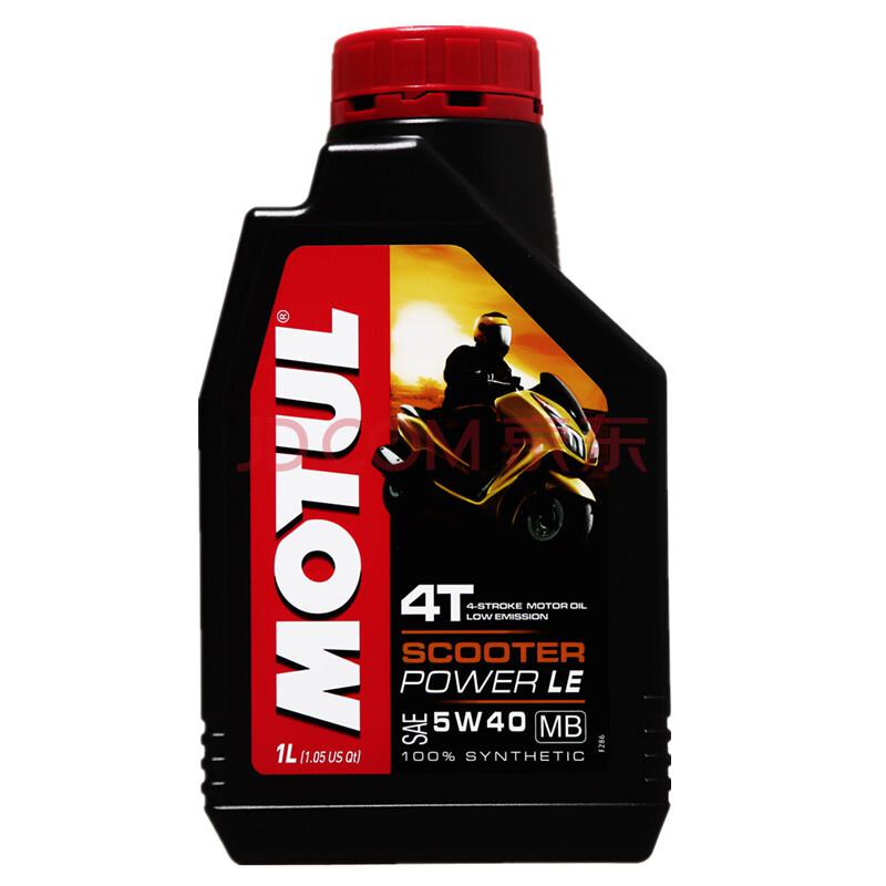 摩特（MOTUL）SCOOTER POWER 4T全合成摩托车机油润滑油踏板专用 5W-40 SL级 1L69元