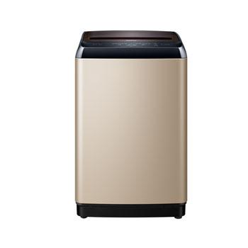 海信(Hisense)8公斤全自动波轮洗衣机大容量全智能模糊控制一键智洗羽绒服洗金色HB80DE632G1099元