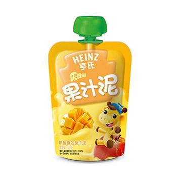 Heinz亨氏 乐维滋果汁泥苹果香芒果汁泥120g