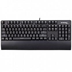 现代（HYUNDAI）HY-MK240 纯机械 104键人体工程手托机械键盘 黑色 青轴94元