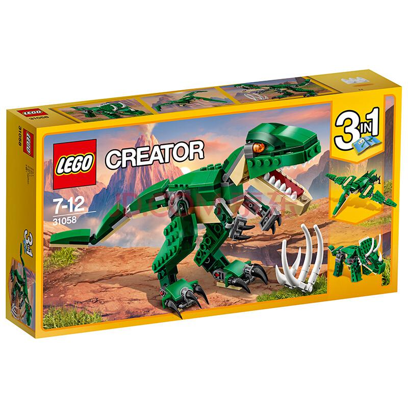 LEGO 乐高 Creator创意百变系列 31058 凶猛霸王龙  +凑单品