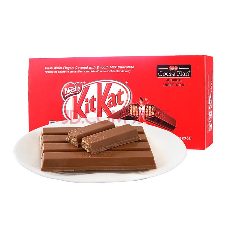 澳大利亚进口 雀巢奇巧（KitKat)威化牛奶巧克力制品 45g*15支102.9元