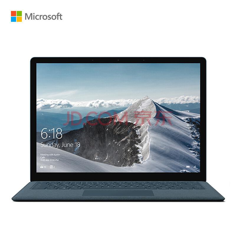 Microsoft 微软 Surface Laptop 13.5英寸 超极触控本 i7-7660U 512GSSD 16G 灰钴蓝14288元