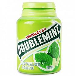 绿箭（DOUBLEMINT）口香糖原味薄荷味40粒64g单瓶装（新旧包装随机发）