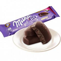 妙卡（MILKA）融情黑巧克力单条装糖果零食40g手慢无