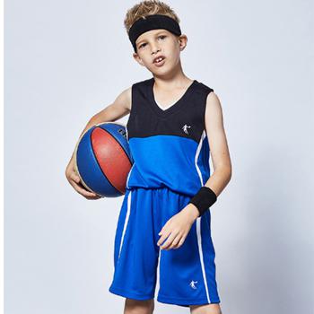 乔丹童装 男童篮球服套装
