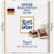 德国进口RitterSport瑞特斯波德酸乳夹心牛奶巧克力100g102.8元（合8.57元/件）