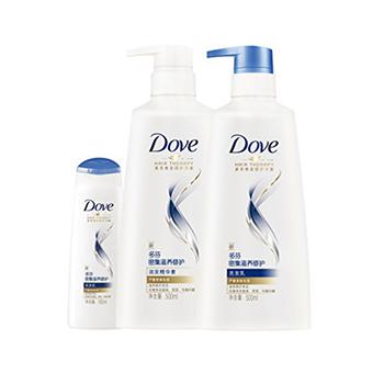 Dove多芬 洗护发套装（洗发乳500ml+精华素500ml+洗发乳195ml）