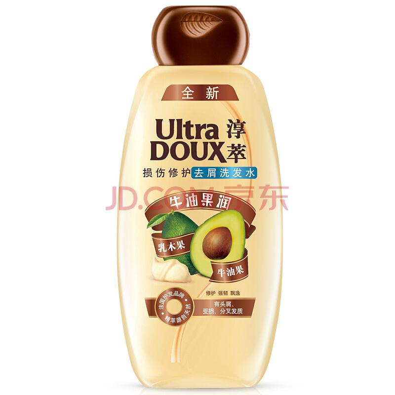 Ultra DOUX 淳萃牛油果损伤修护去屑洗发水 400ml（强韧修护 深层滋养） *4件