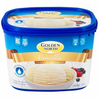 Golden North 金诺斯 冰淇淋 香草/蜂蜜口味 2L69元