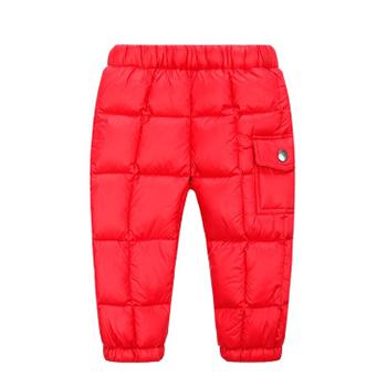 Ponie Conie 0-6岁儿童冬季保暖方格羽绒裤