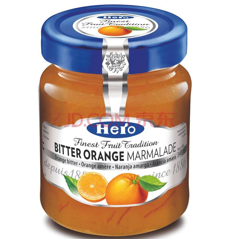 帕丁顿熊最爱！德国进口 英雄（HERO） 橙味果酱 340g11.4元