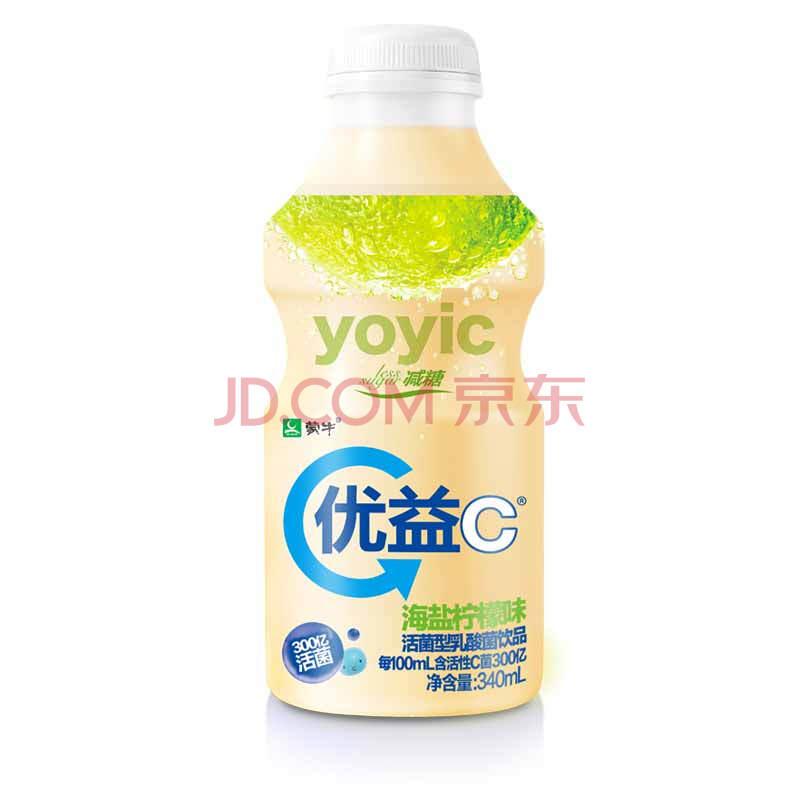 蒙牛 优益C 活菌型乳酸菌乳饮品 海盐柠檬340mL*4瓶 *7件91.3元（合13.04元/件）