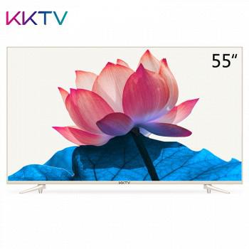 KKTV U55W 55英寸4K HDR 液晶平板智能电视机
