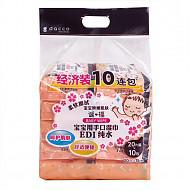 【京东超市】三洋（dacco）手口湿巾量贩包 特惠经济装（20片*10包）*5
