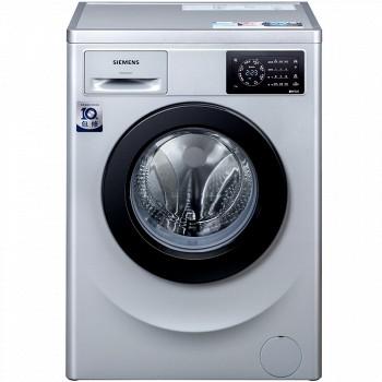 西门子(SIEMENS) WM10L2687W 7公斤 变频 滚筒洗衣机 无旋钮触控 加速洗 节能洗（银色）